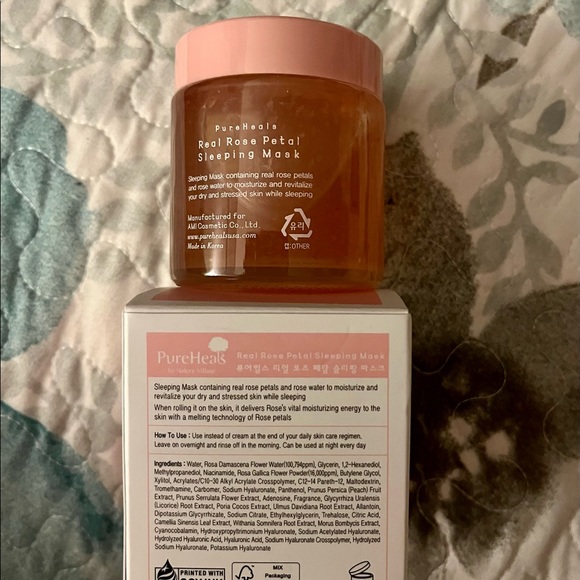 Pure Heals Real Rose Petal Sleeping Mask, 3.53 fl.oz (100g) MSRP $55.00 - Picture 4 of 5